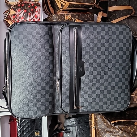 Authentic Louis Vuitton Damier  Graphite Pegase 50 Travel Carry Bag - Picture 1 of 16
